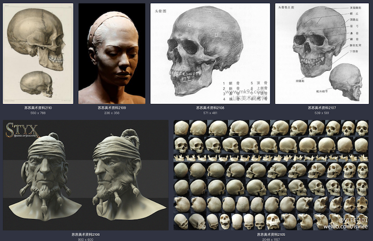 美术绘画 艺用三维3D人体雕塑解剖 肌肉骨骼结构 参考资料图片 3dmax 游戏动画 游戏模型 第7张