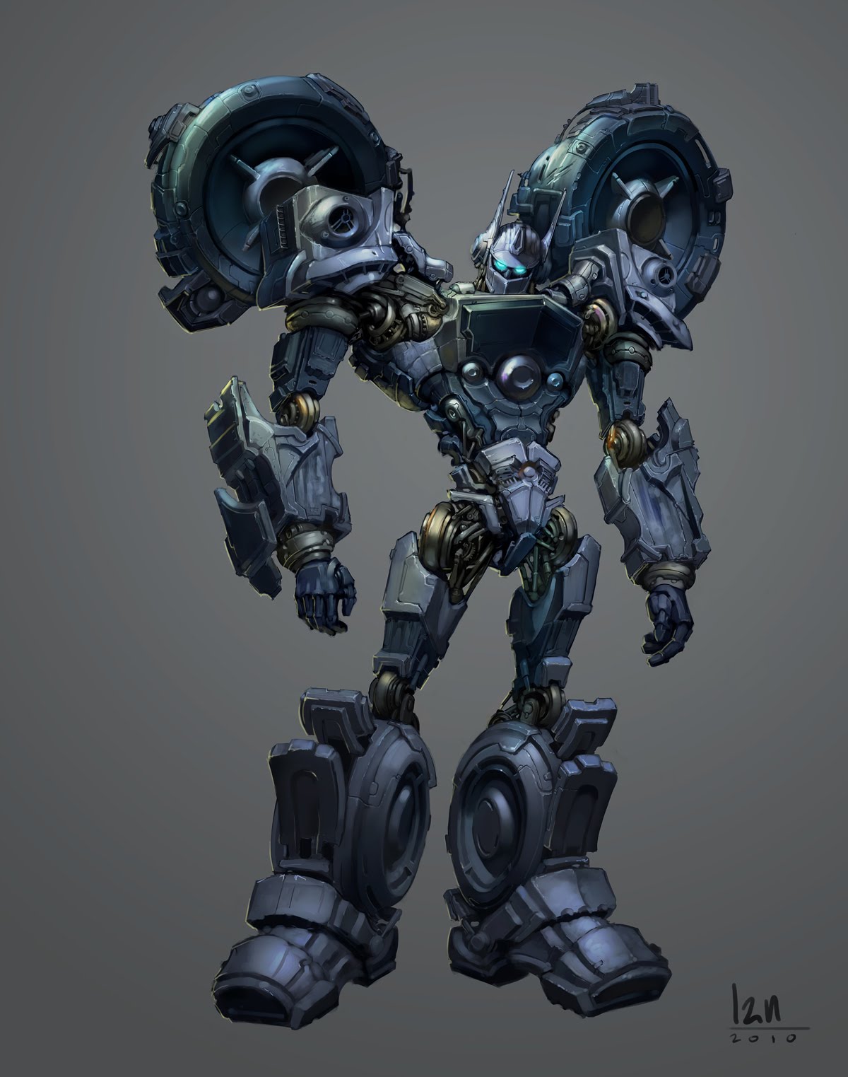 PBR次时代科幻未来宇宙太空机甲战士外骨骼装甲-CG模型-微元素 - Element3ds.com!